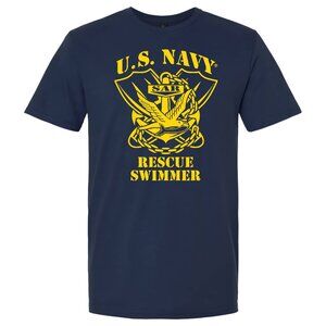 Rescue Swimmer So Others May Live U.S. Navy Men's T-shirt Navy Blue